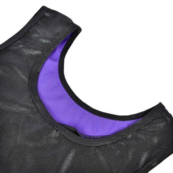 Malla de gimnasia artística sin mangas – morado-3