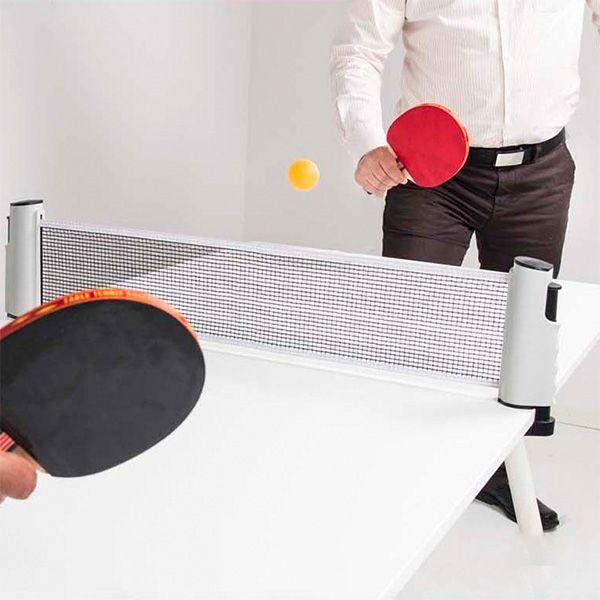 Pack 2x Red Ping Pong – malla adaptable mesa ABS 19-15 cm – MK-DM0077-4