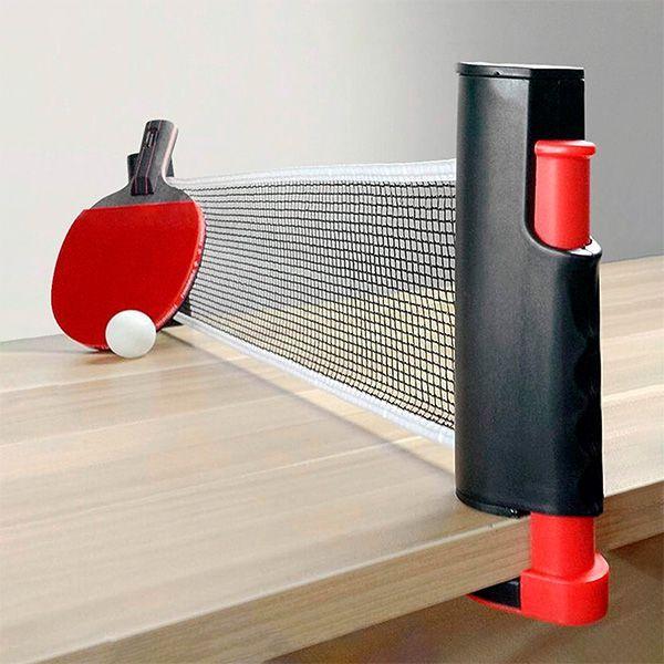 Pack 2x Red Ping Pong – malla adaptable mesa ABS 19-15 cm – MK-DM0077-7