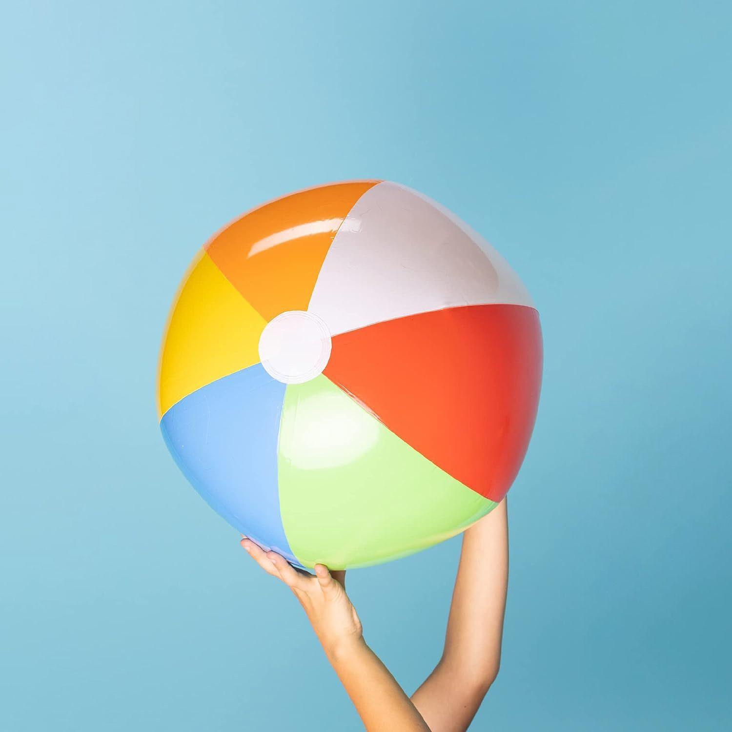 Pack 10x Balones de playa inflables MKIB-30-3