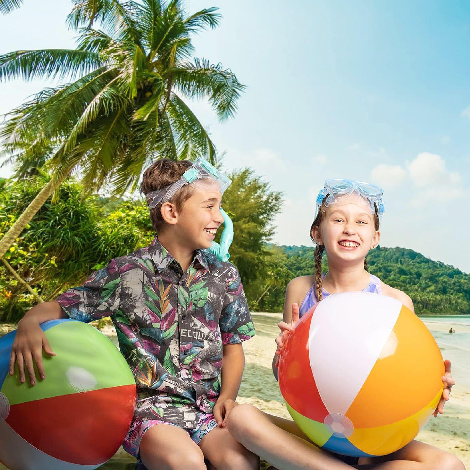 Pack 10x Balones de playa inflables MKIB-30-2