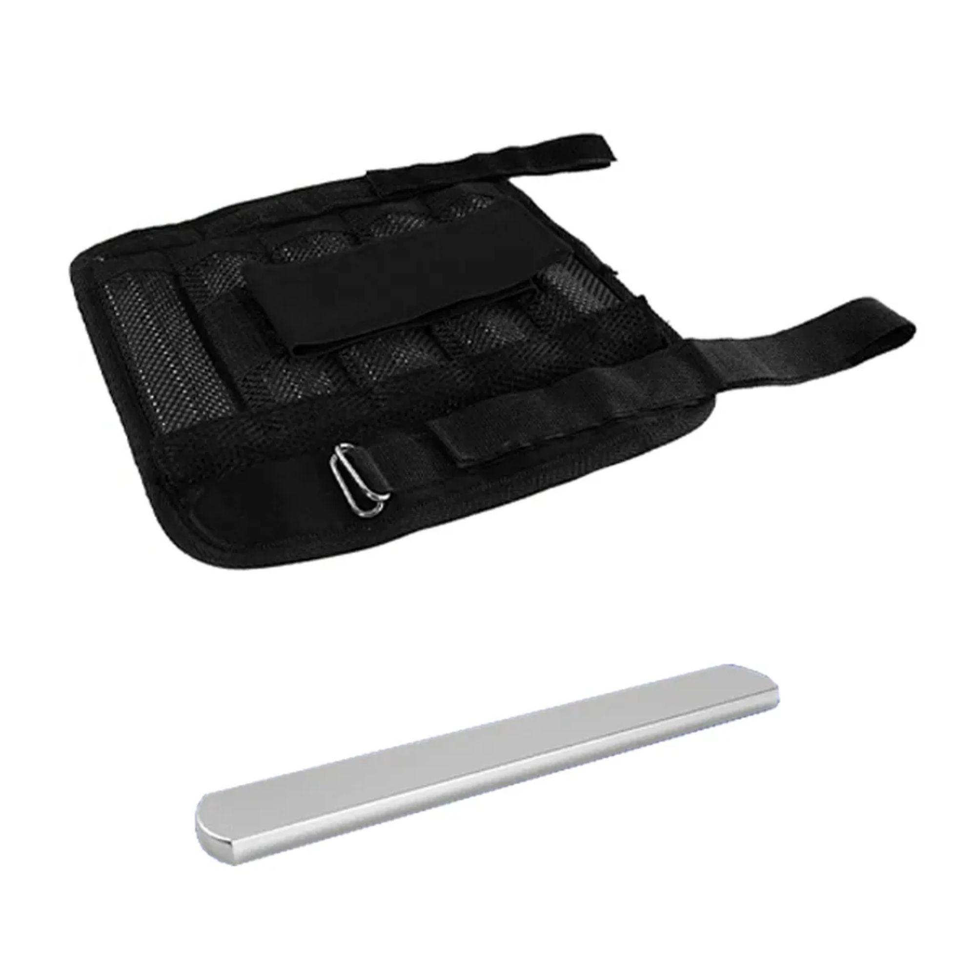 Pesas De Tobillo Placas Acero Ajustables 5kg X 2 = 10kg-1