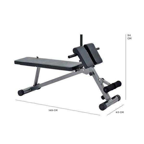 Banco banca de abdominales y silla romana 2 en 1 MK-033-6