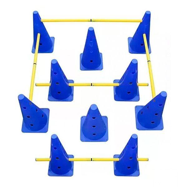 Pack 10x Conos de agilidad con orificios 30 cm – MK-3008-30-2