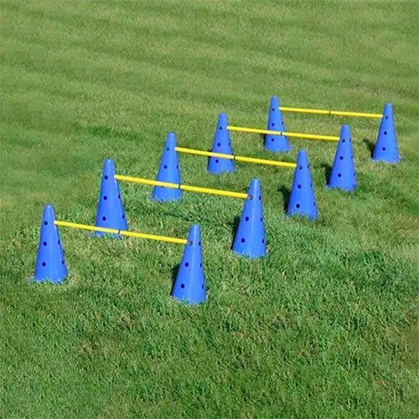 Pack 10x Conos de agilidad con orificios 30 cm – MK-3008-30-3