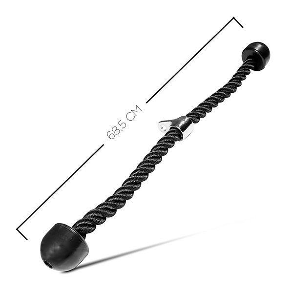 Pack Manilla Doble Cromada + Cuerda Triceps -4