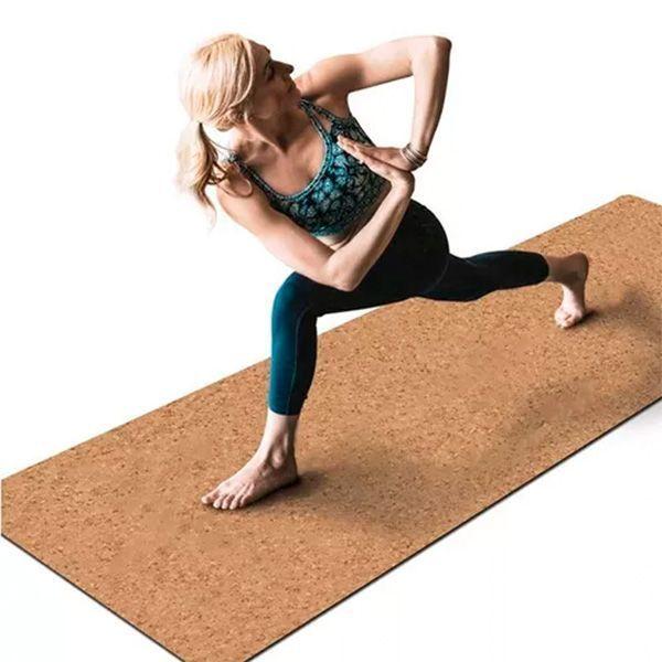 Mat de yoga corcho y látex natural 5.5 mm – Diseño 605 con bolso-1