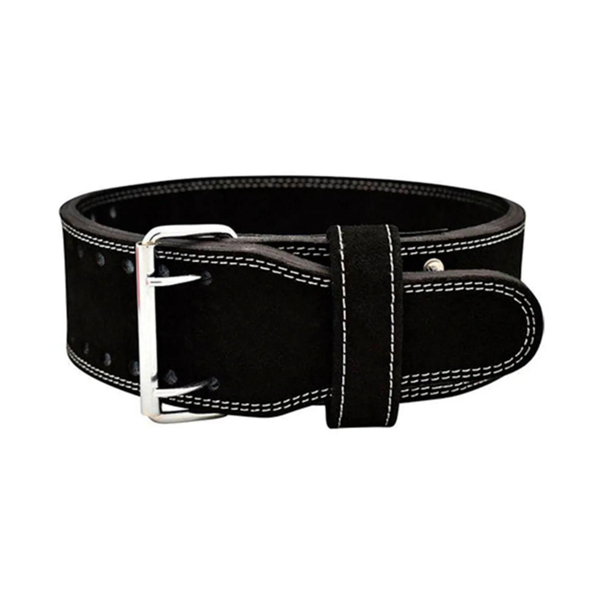 CINTURON DE LEVANTAMIENTO KATANA - CUERO NUBUCK 10 CM WE-4B - NEGRO - TALLA M / TALLA M-2
