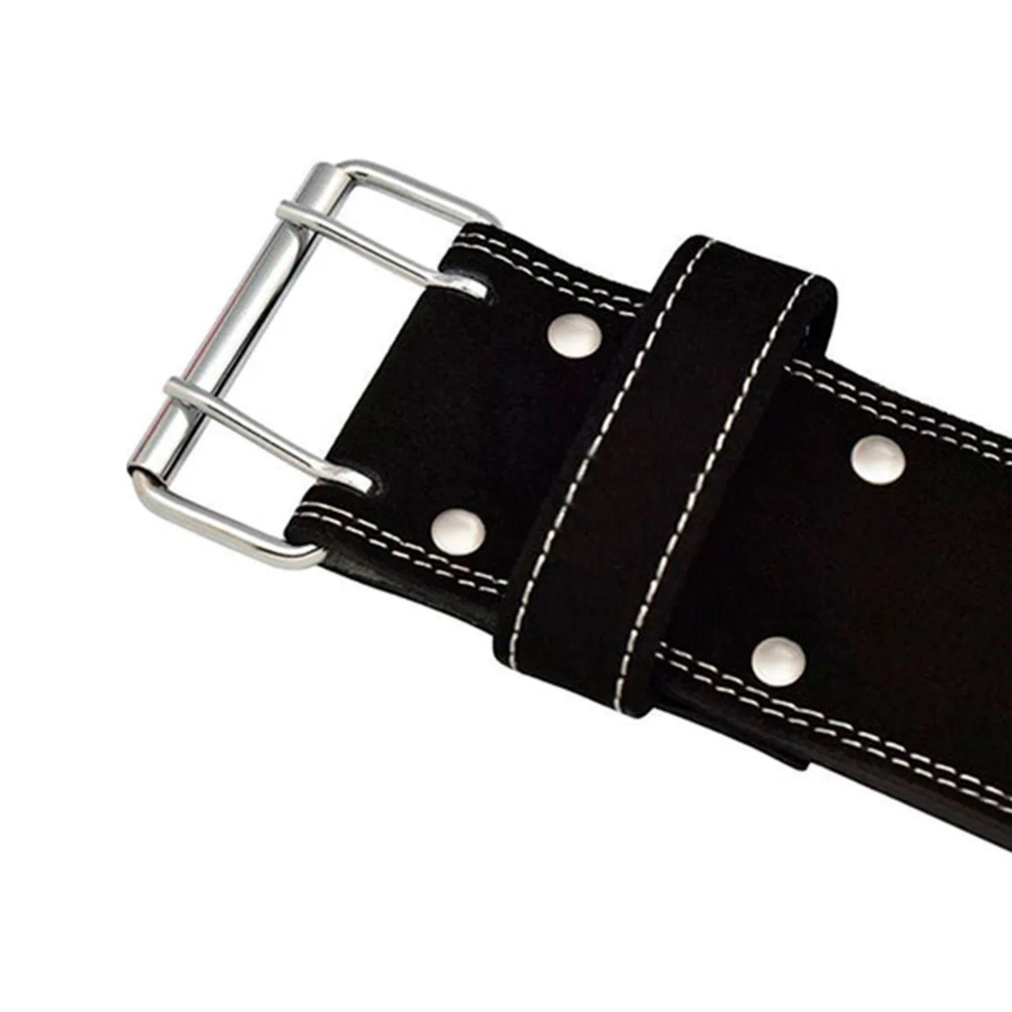 CINTURON DE LEVANTAMIENTO KATANA - CUERO NUBUCK 10 CM WE-4B - NEGRO - TALLA M / TALLA M-4