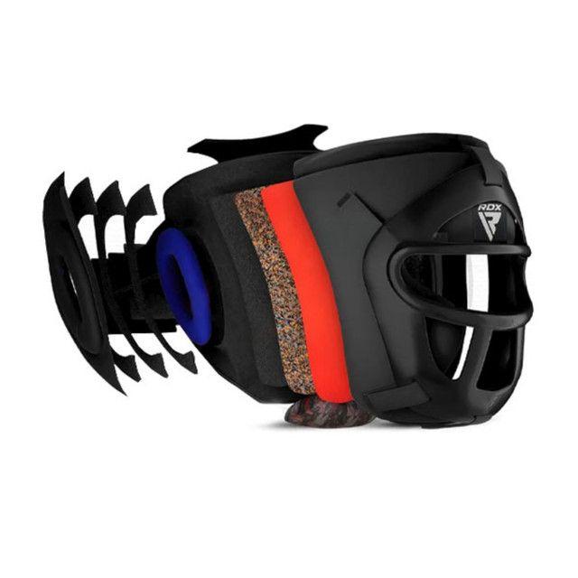 Protector de Cabeza T1 Full RDX Grill Pro HGR-T1F TALLA XL ROJO-4