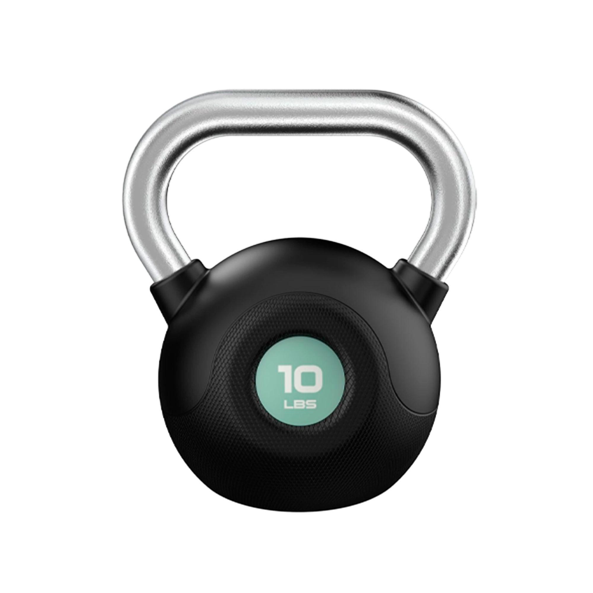 Kettlebell Pesa Rusa MarcyPro Poly Urethane Coated Chromed 10 LB / 4.5 KG - 010-GREEN -0