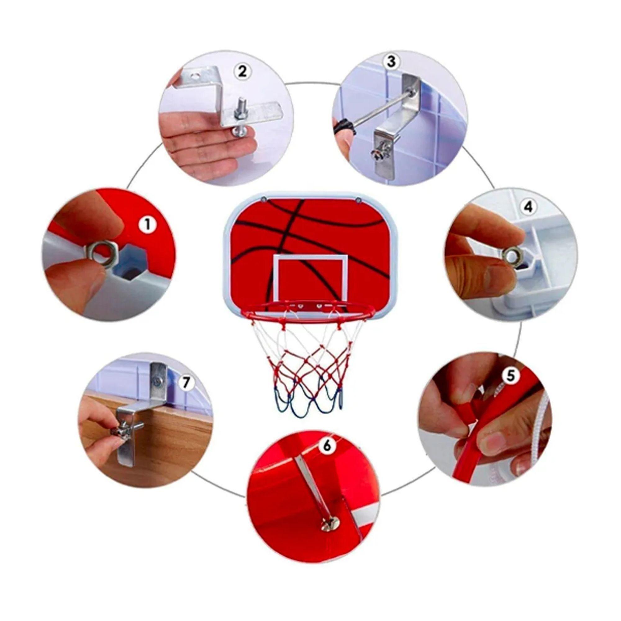 Tablero De Basketball Infantil + Pelota 0754-825a-2