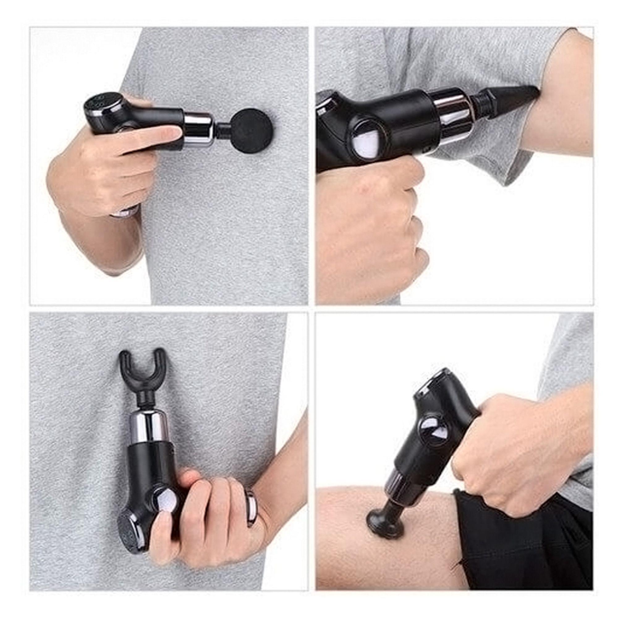 Pistola Masajeadora Astec 4 Cabezas As515-3
