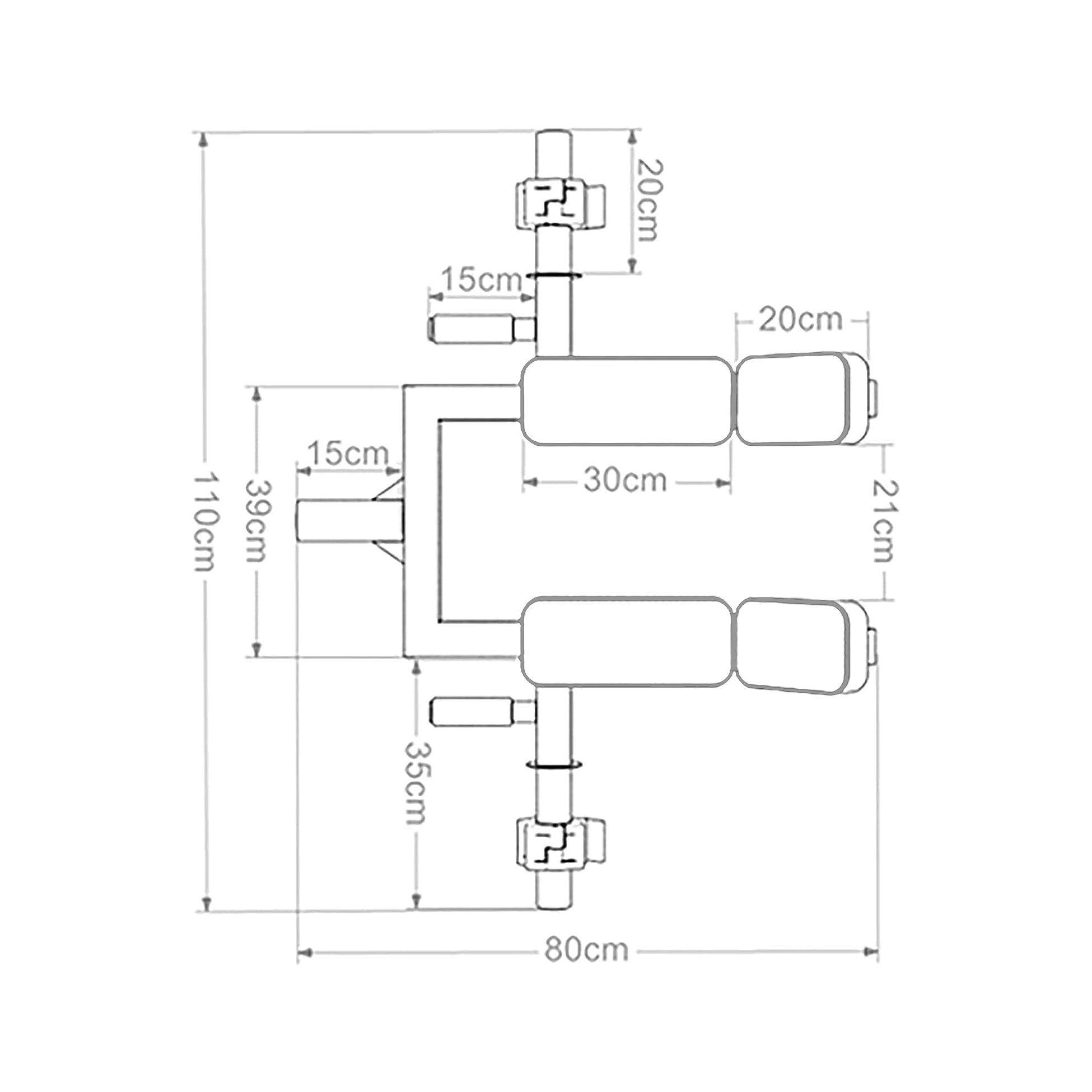 T Bar Row Shoulder Press Landmine Handle VPA3-6