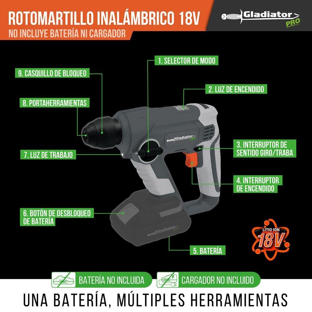 LLAVE-ATORNILLADOR IMPACTO 1/2'; 18v 1BAT ALI 812-4