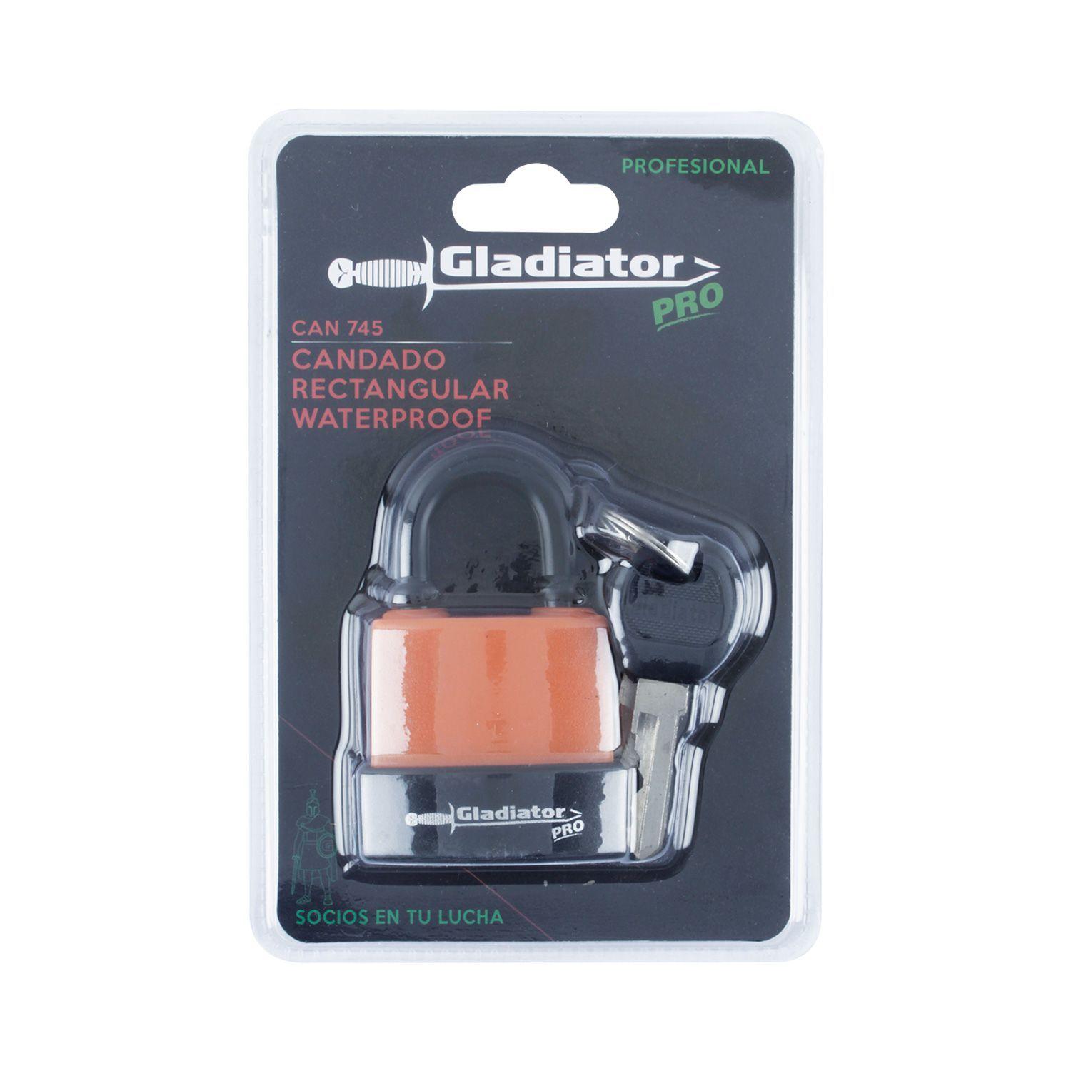 CANDADO RECTANGULAR WATERPROOF 45mm GLADIATOR-6