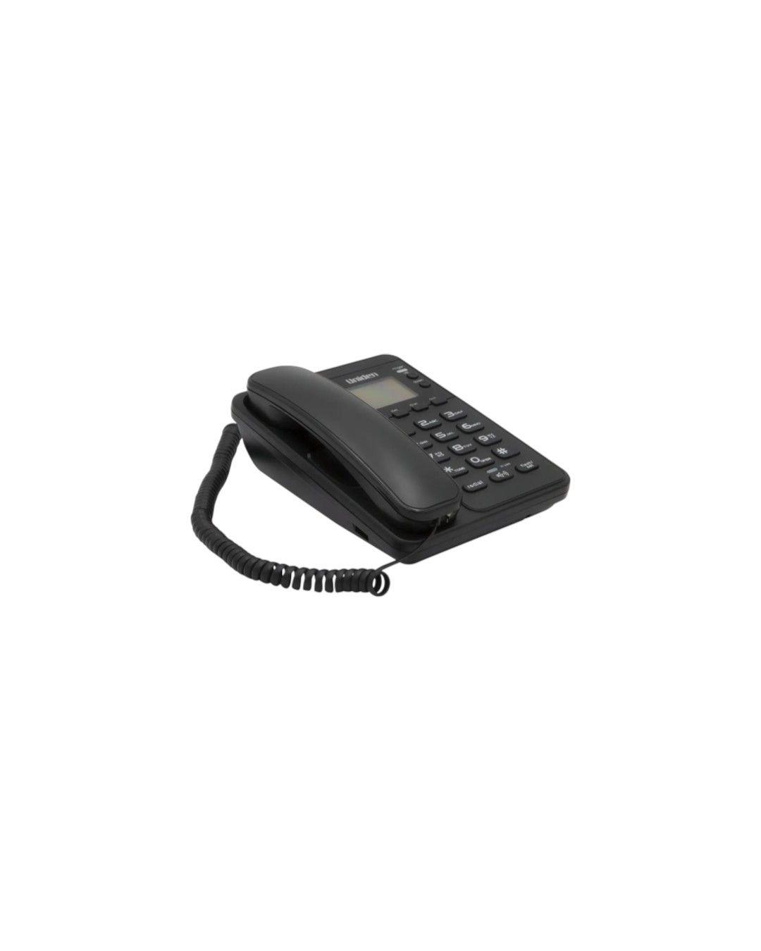 Tel fono Con Cable Uniden As6404 Negro LCD-6