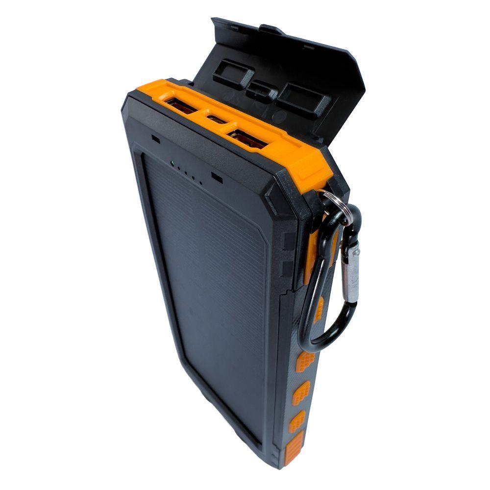 TECMASTER POWERBANK SOLAR 10 000 MAH OUTDOOR 3 PUERTOS-3
