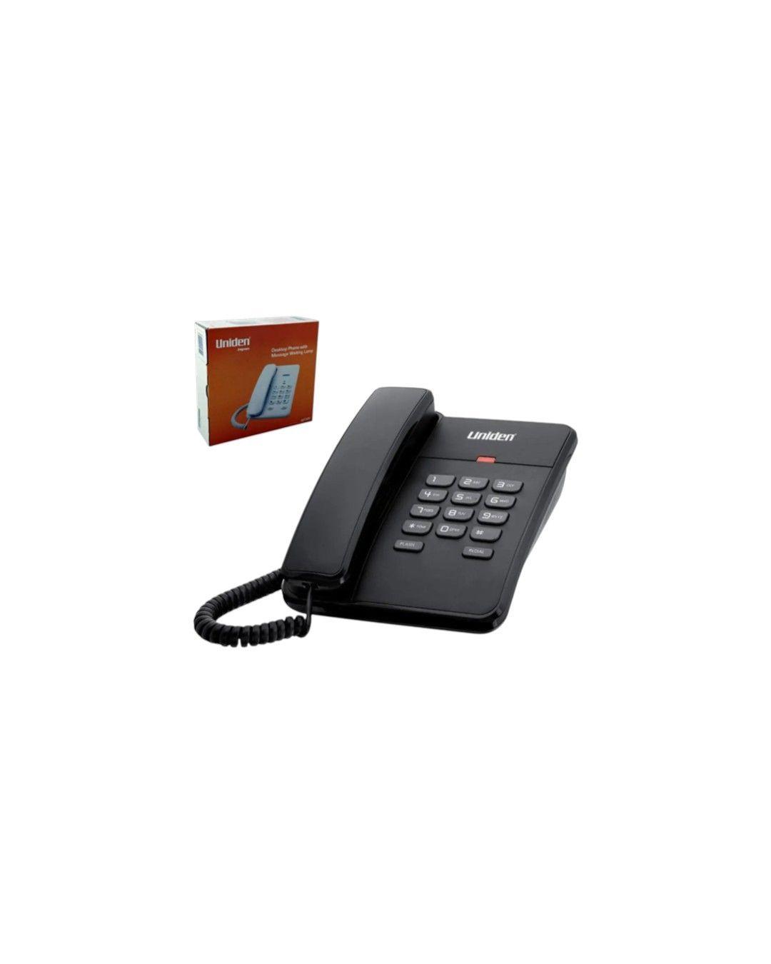 Tel fono de Pared y Sobremesa Uniden AS7202 Negro para Oficina y Casa-4