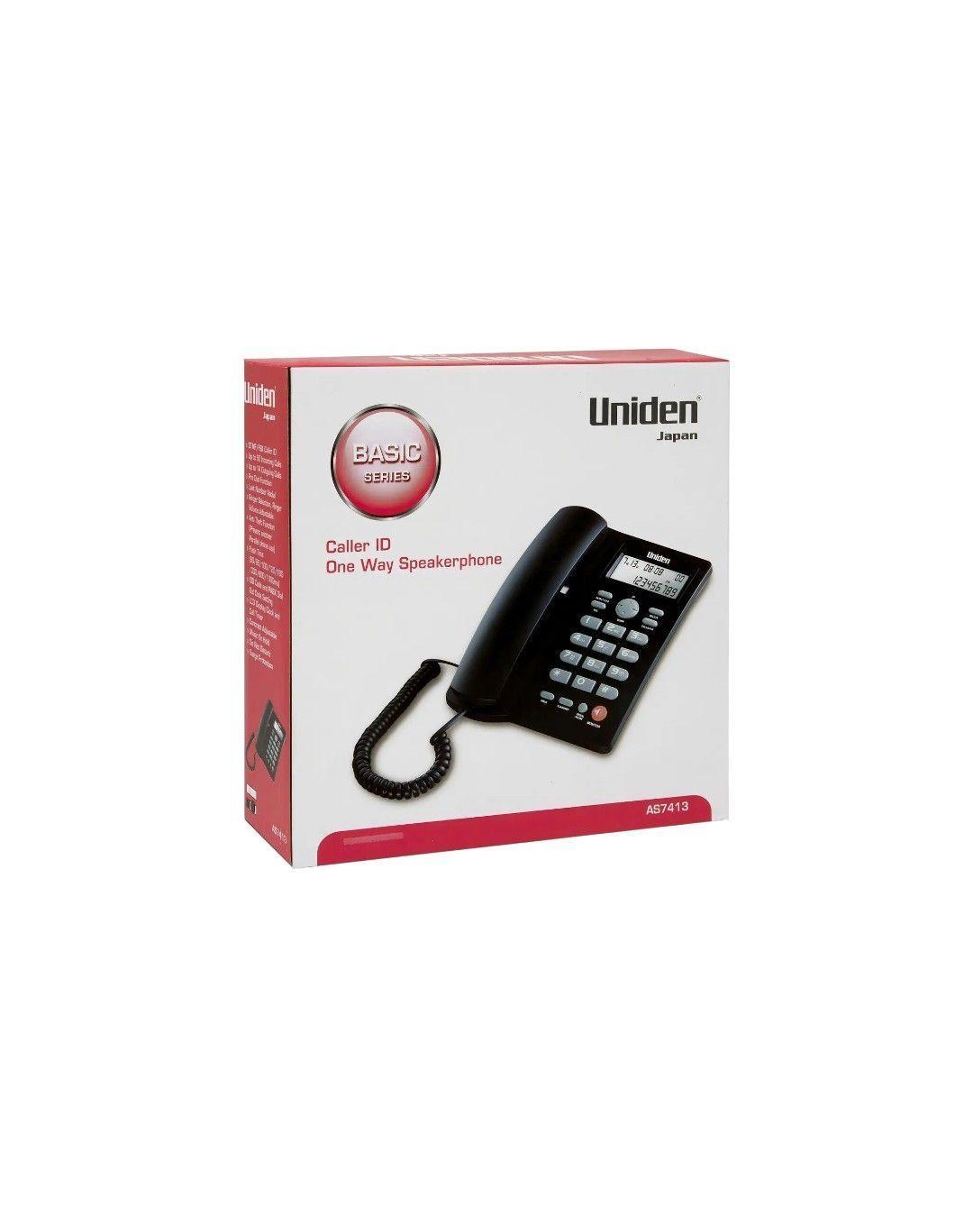 Telefono Fijo de Sobremesa Uniden AS7413 con Identificacion Llamadas-2