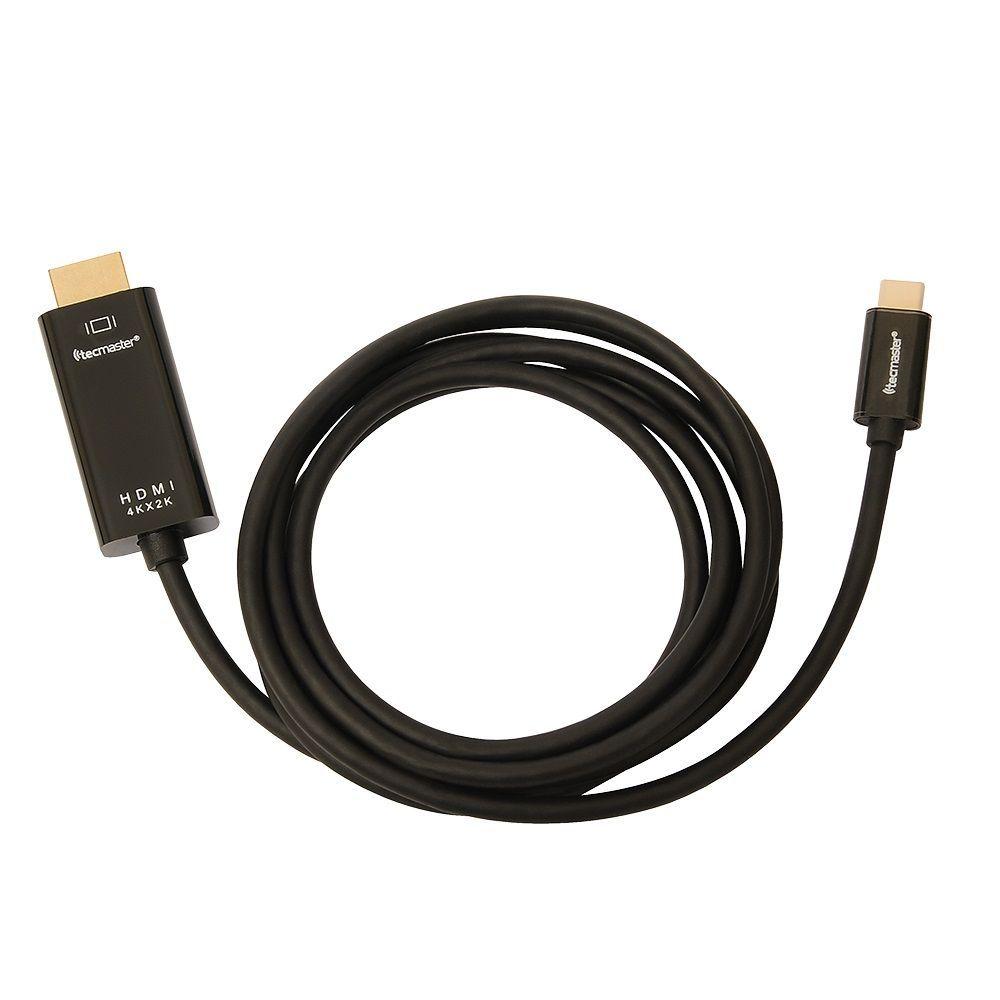 TECMASTER CABLE 1 8 MTRS TYPE C MACHO A HDMI MACHO 4K NEGRO-3