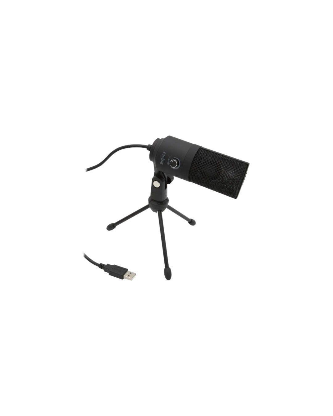 MICROFONO CONDENSADOR NEGRO USB FIFINE K 669B-2