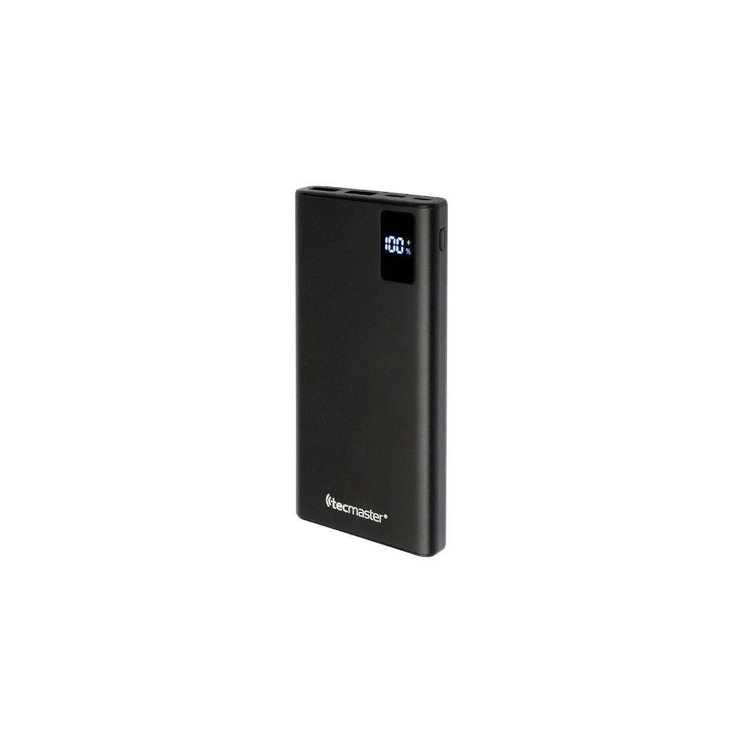 Powerbank Bateria 10000 Mah Tecmaster Tipo C - Color Negro-1