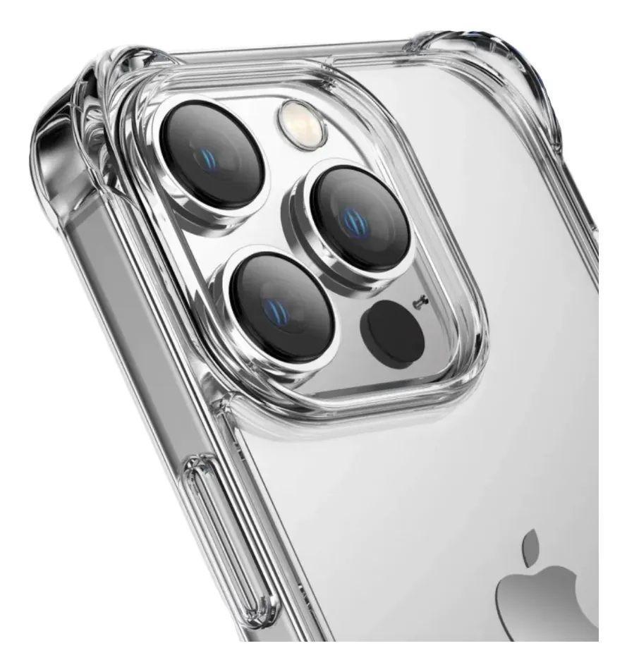 Carcasa iPhone 15 Pro Transparente Antigolpes y Lamina-2