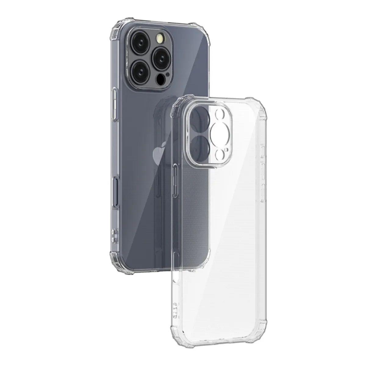 Carcasa iPhone 16 Pro Transparente Antigolpes y Lamina-2