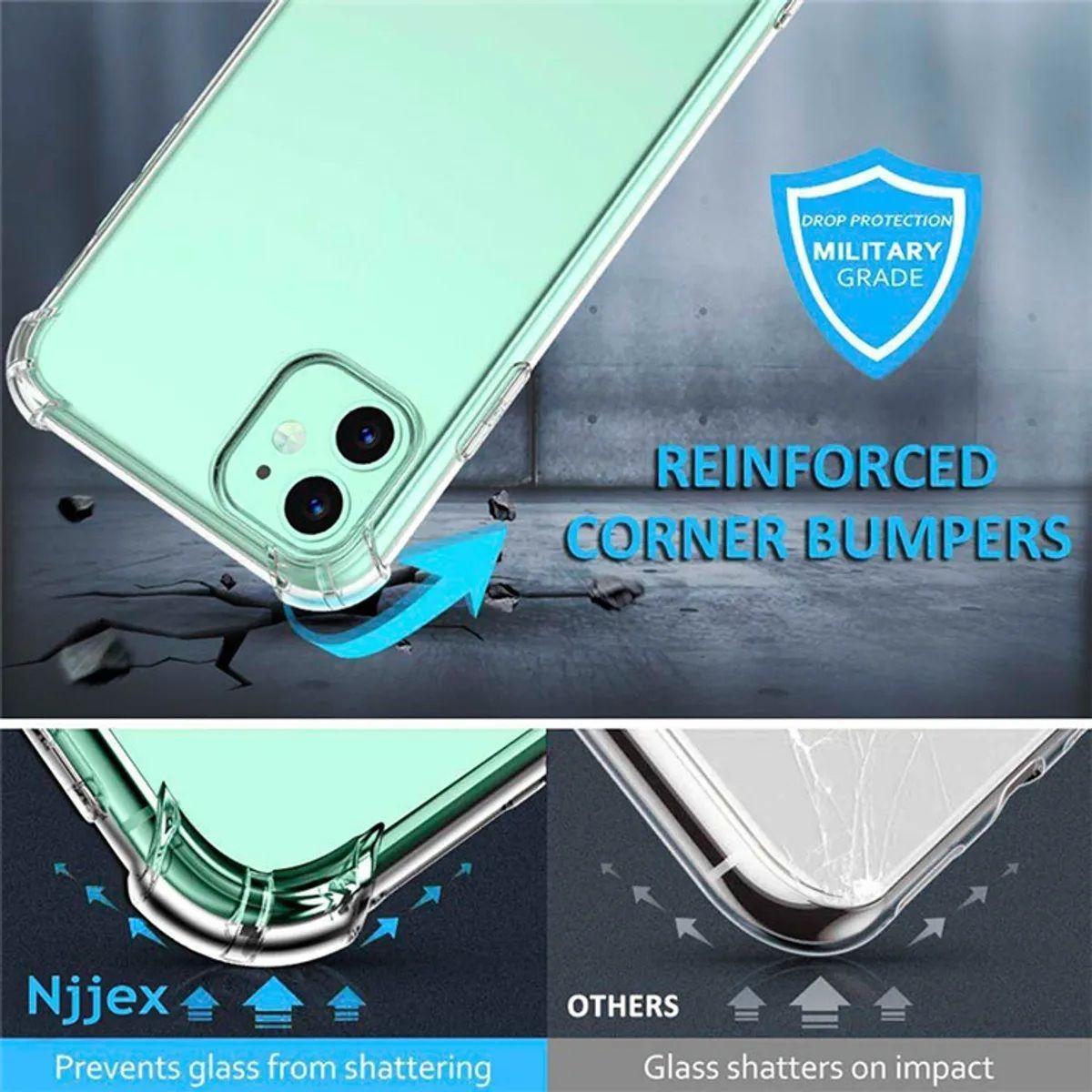Carcasa iPhone 11 Transparente Antigolpes y Lamina-2