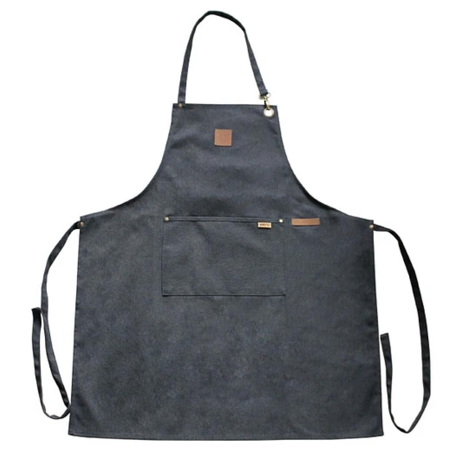Delantal Negro Bbq Wayu-0