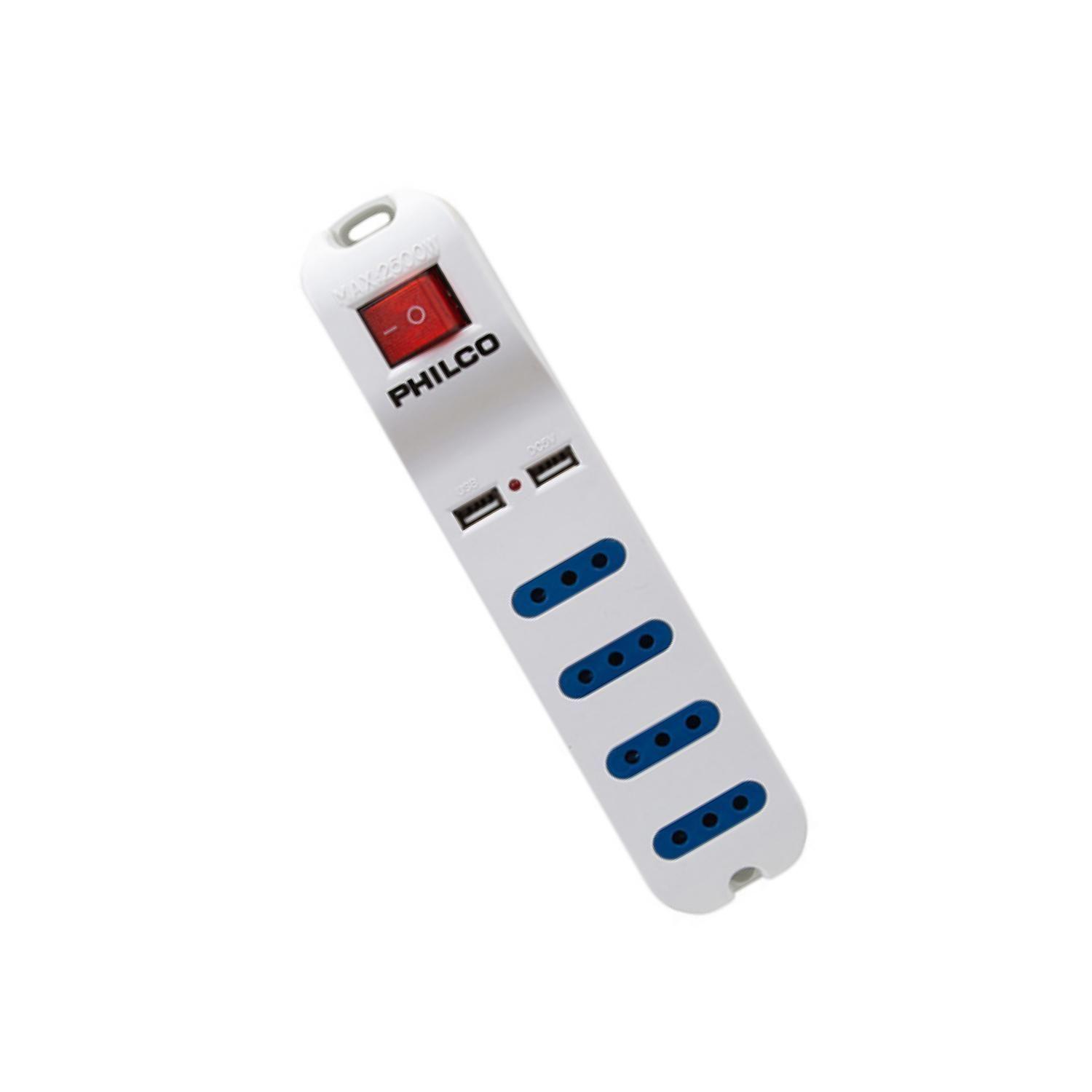 ALARGADOR EXTENSIÓN XT41 USB 4 POS PHILCO-1