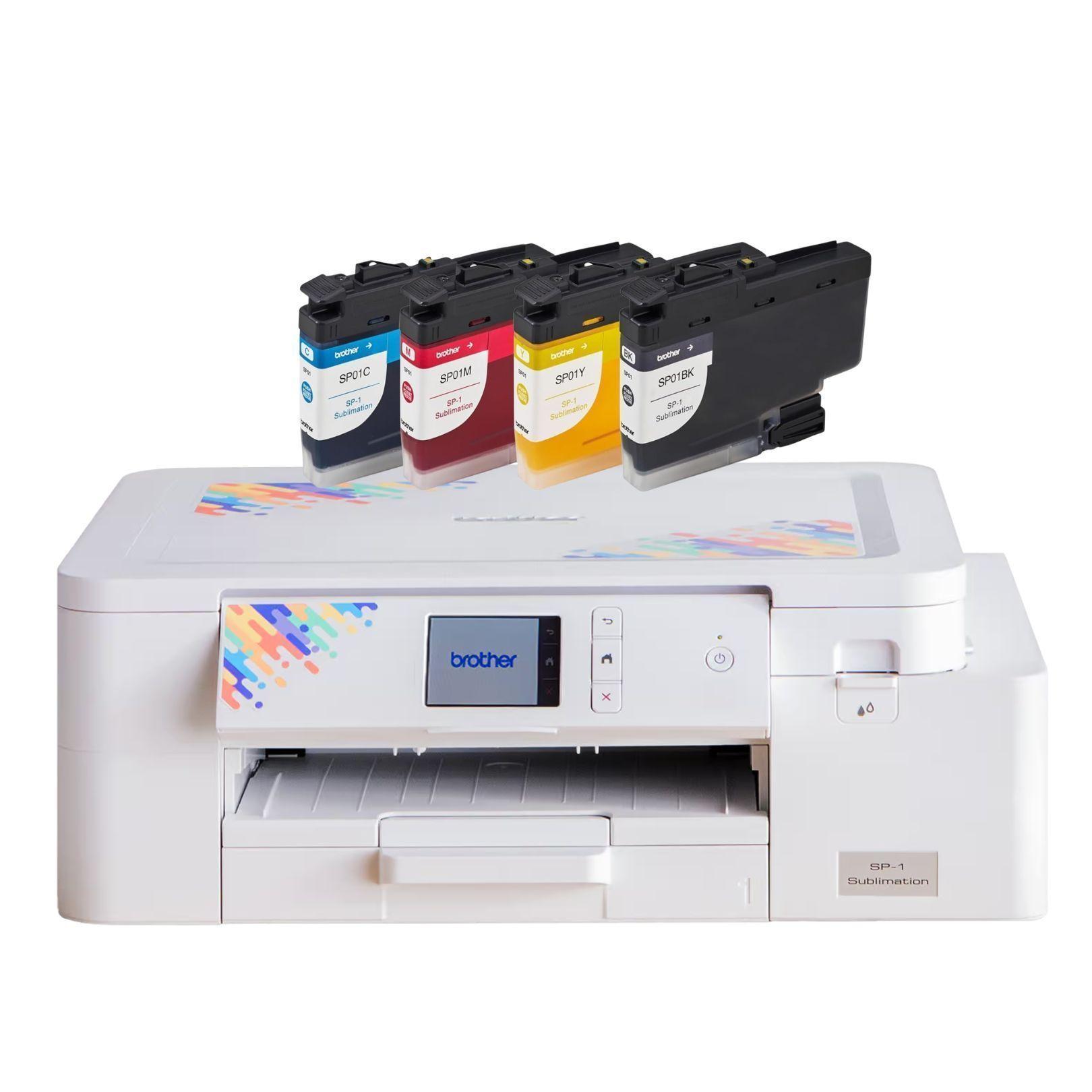 Impresora De Sublimación Brother Sp1 + 4 Tinta Sublimación-0