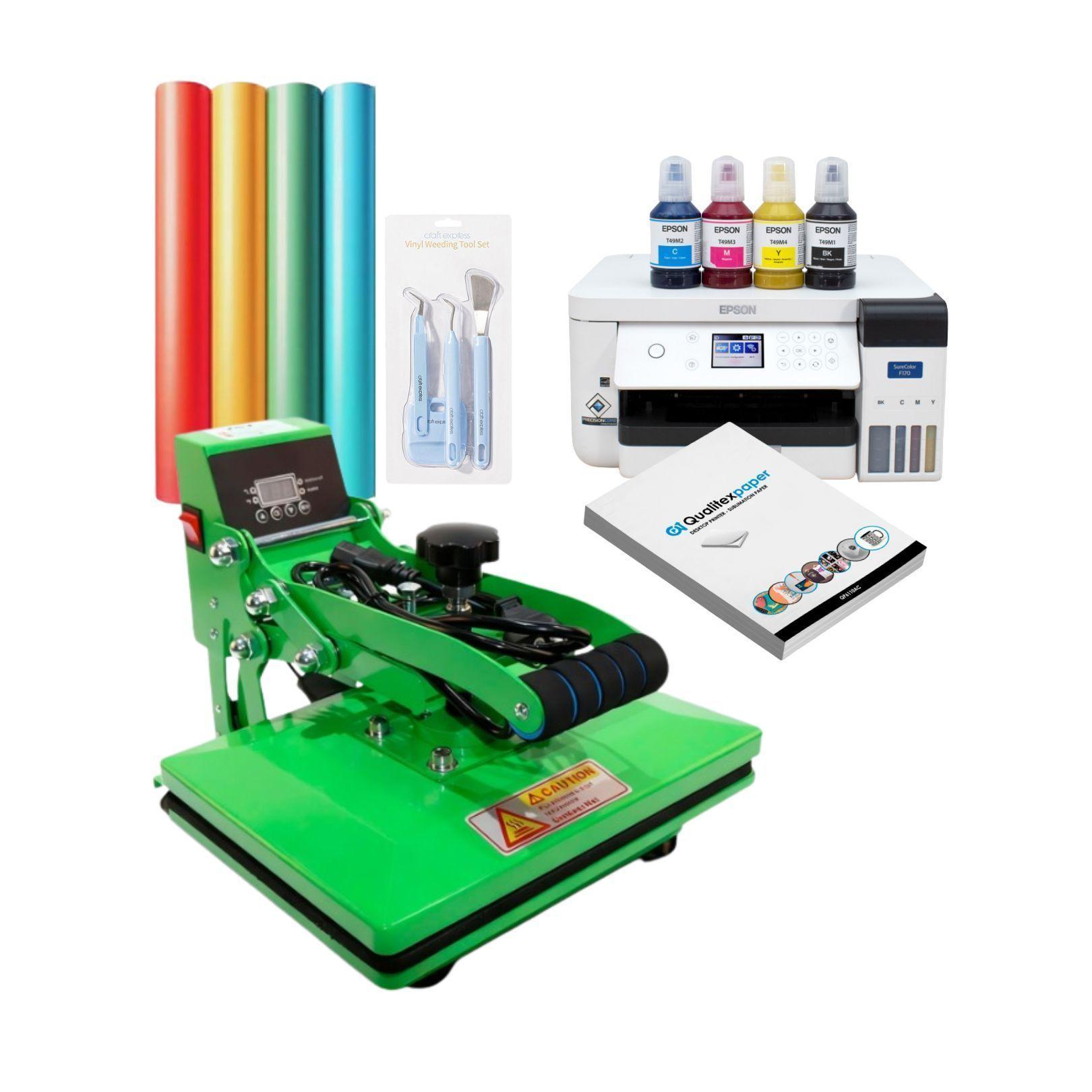 Kit Estampadora Elr Sy 20cm X 30cm + Impresora Epson F170-0