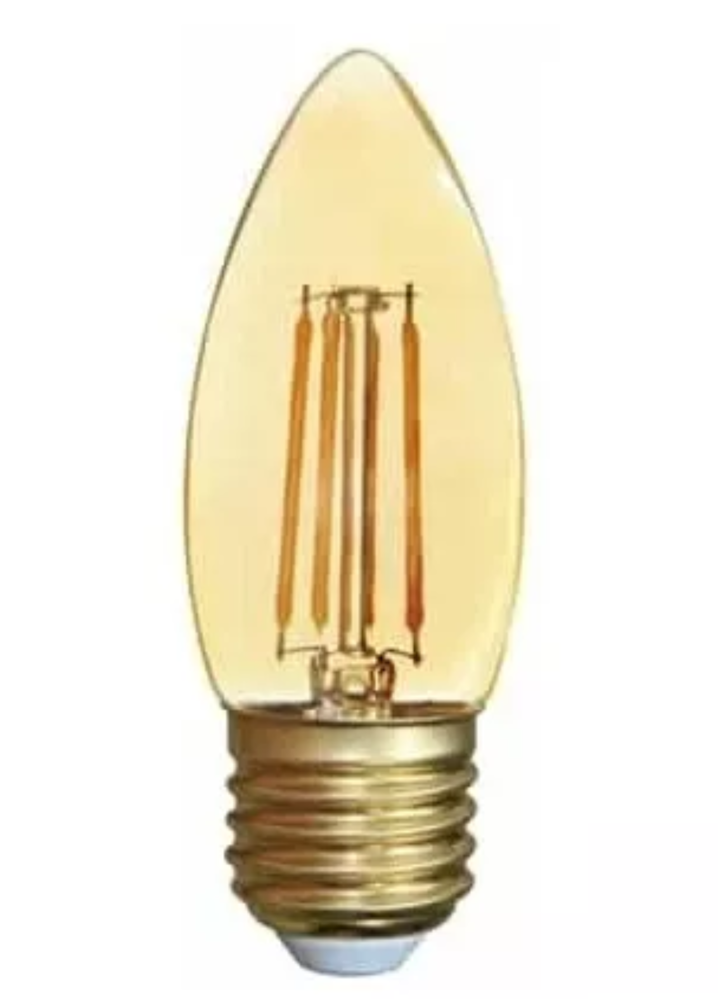 Pack 10 Ampolleta Led Vintage C37 4w E27-0