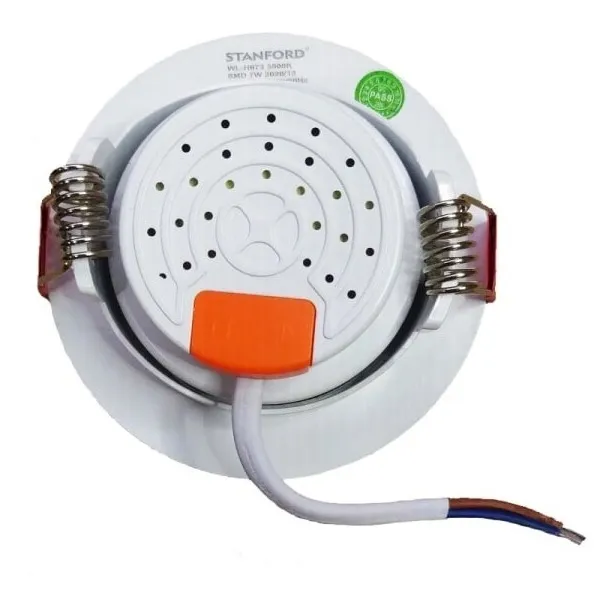 Pack 10 Focos Led 7w Embutido Orientable Luz Calida-2