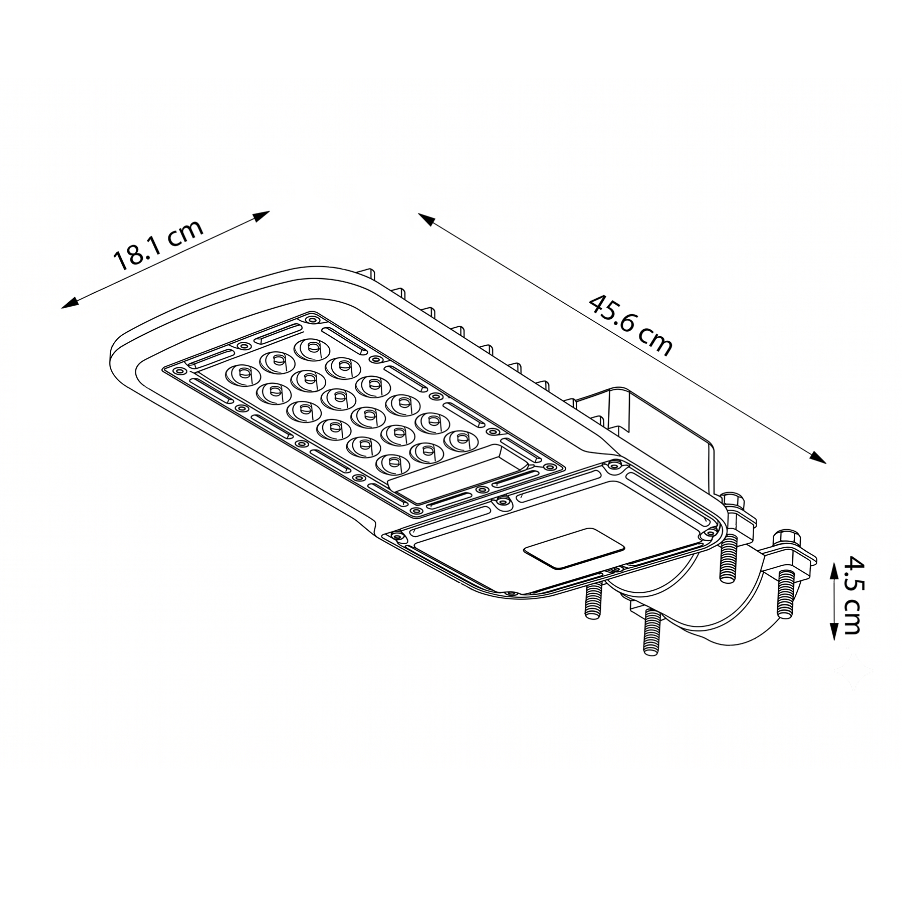 Luminaria Publica PubStreet 110W 5000K Fria SEC-4