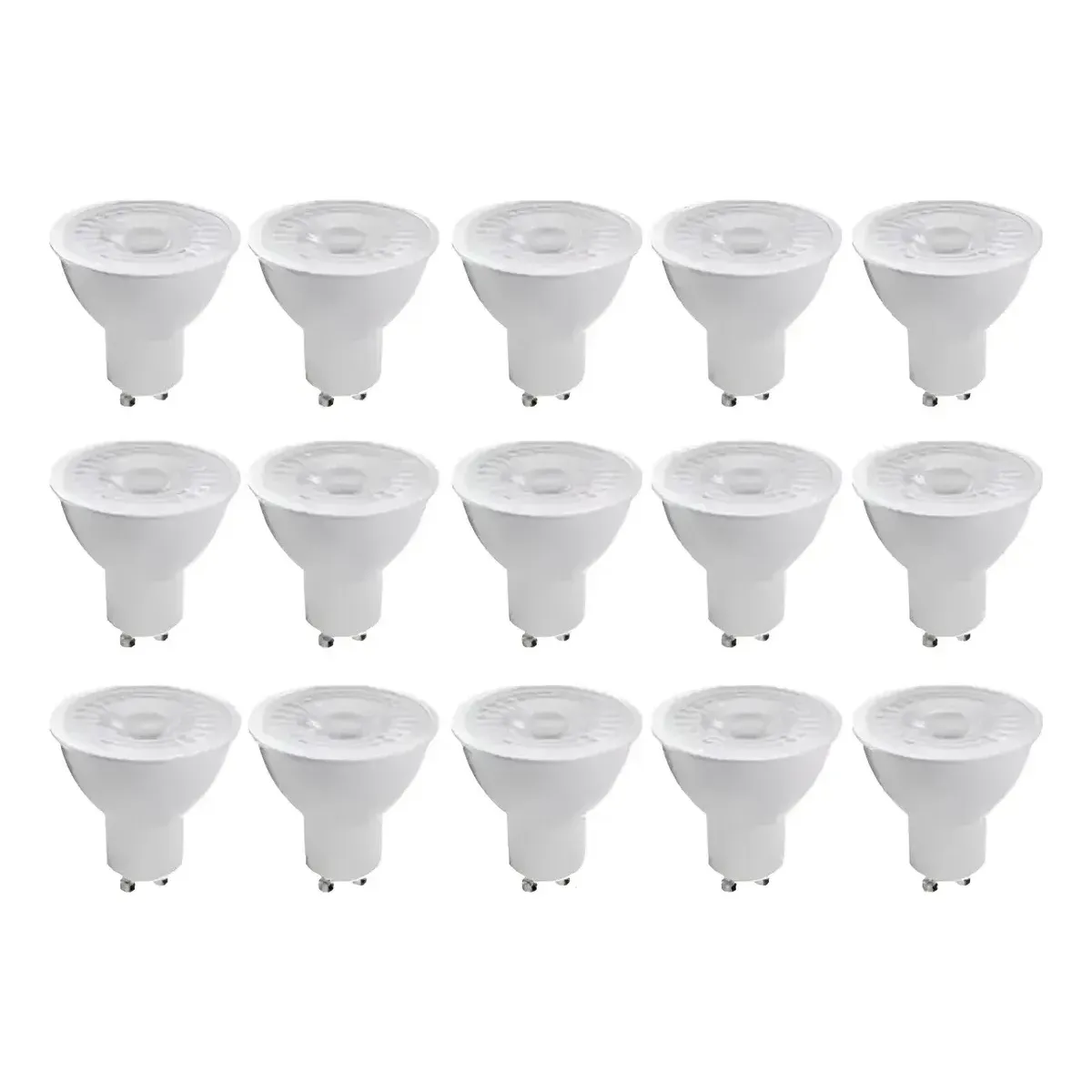 15 Ampolletas Gu10 7w Dicroico 38° 4000k Luz Neutra-0