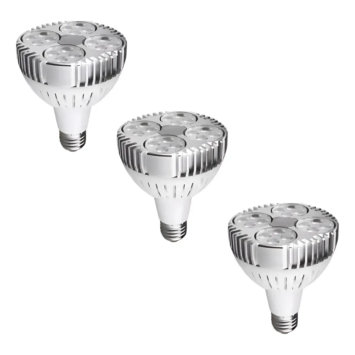 Pack 3 Ampolletas E27 Par30 30w 4000k Luz Neutra-0