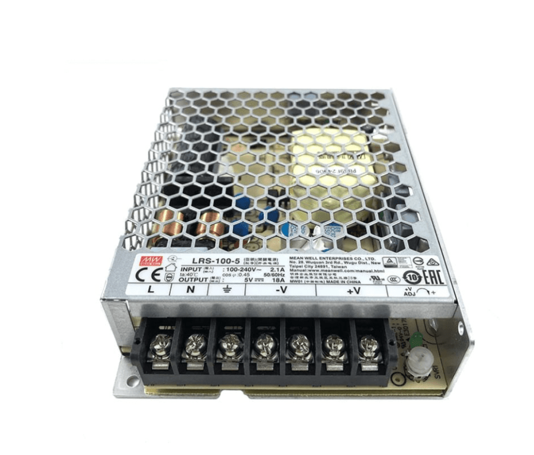 Fuente de Poder Mean Well 5V 18A 90W LRS-100-5-2
