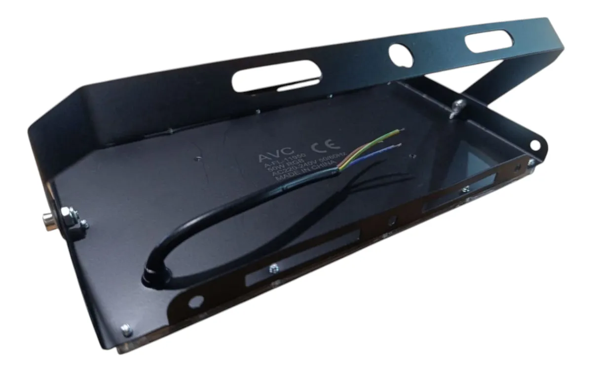 2 Proyectores de area 50W RGB Flat IP65 con Control Remoto-3