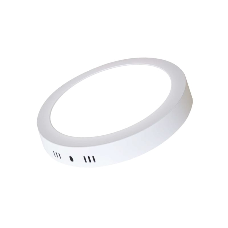 2 Panel Led 24w Redondo Sobrepuesto Luz Fria-2