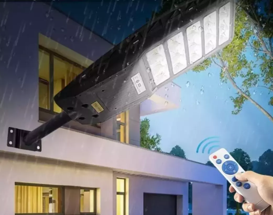 Luminaria Publica Solar 1600Lum 6000K Fria IP65 Sensor-4
