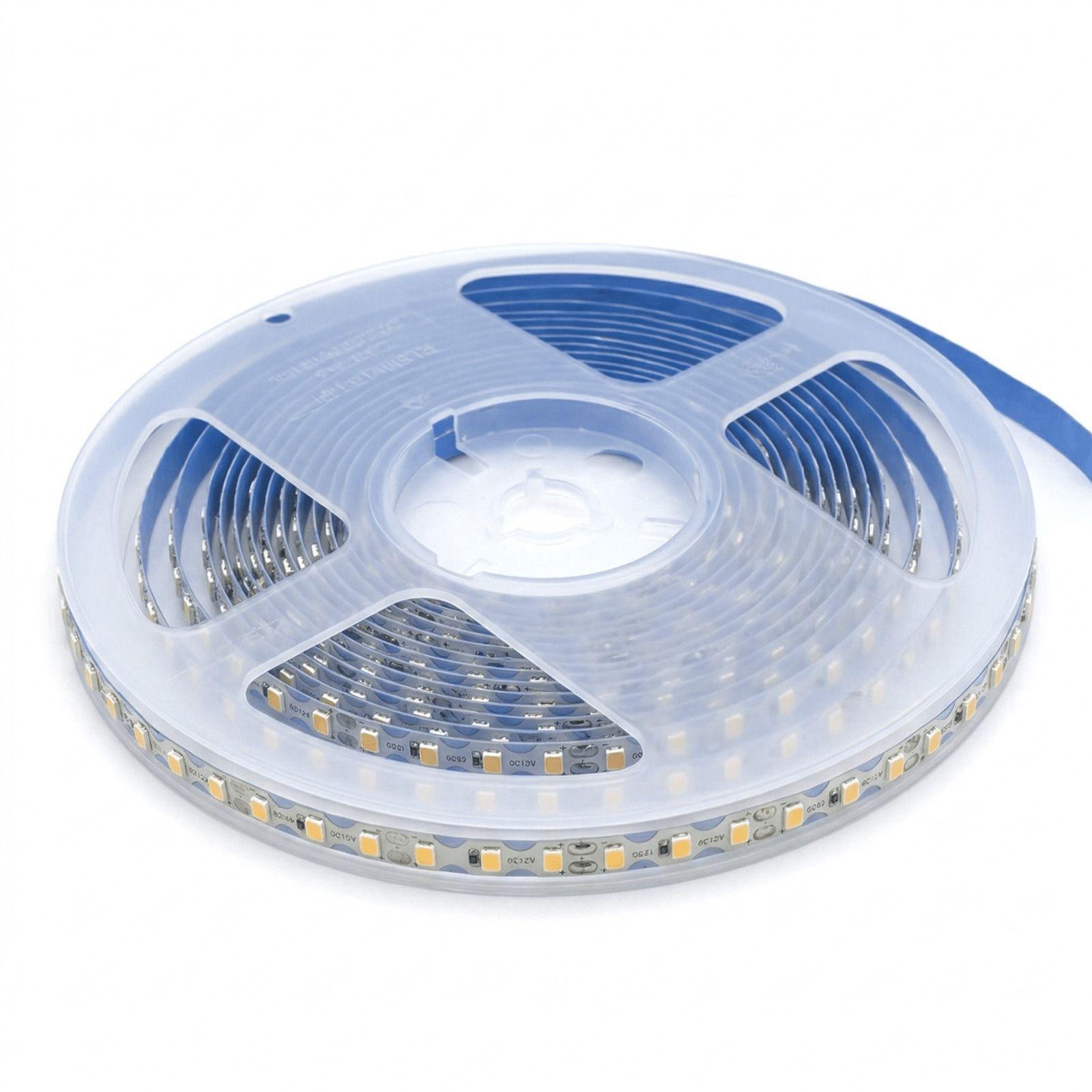 Cinta 12V 2835 12W m 120Led m IP20 ZigZag 6000K Fria 20mt-0