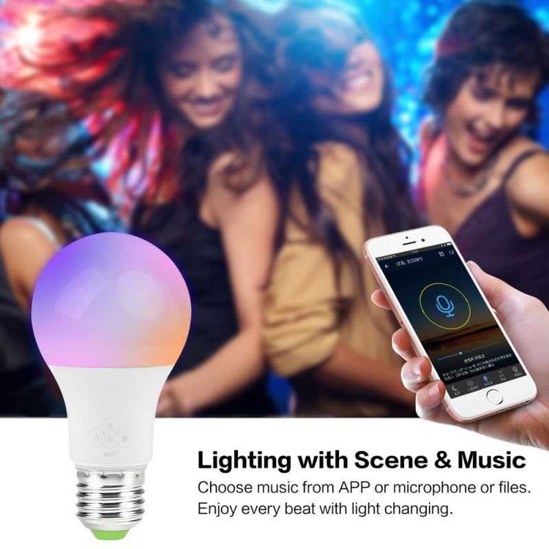 Ampolleta Smart Bright 10W RGB 2700K a 6500K E27 A60 WiFi Dimeable-2