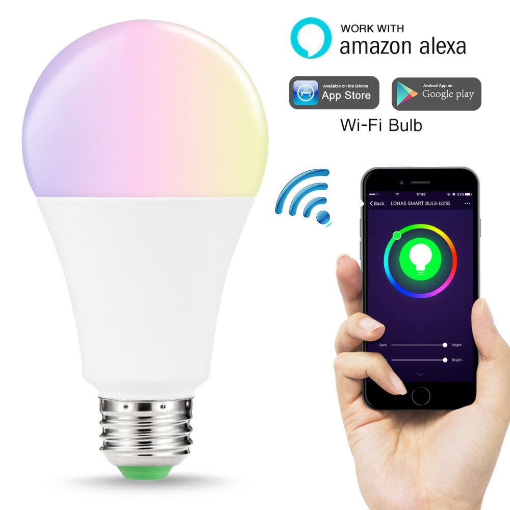 Ampolleta Smart Bright 10W RGB 2700K a 6500K E27 A60 WiFi Dimeable-3