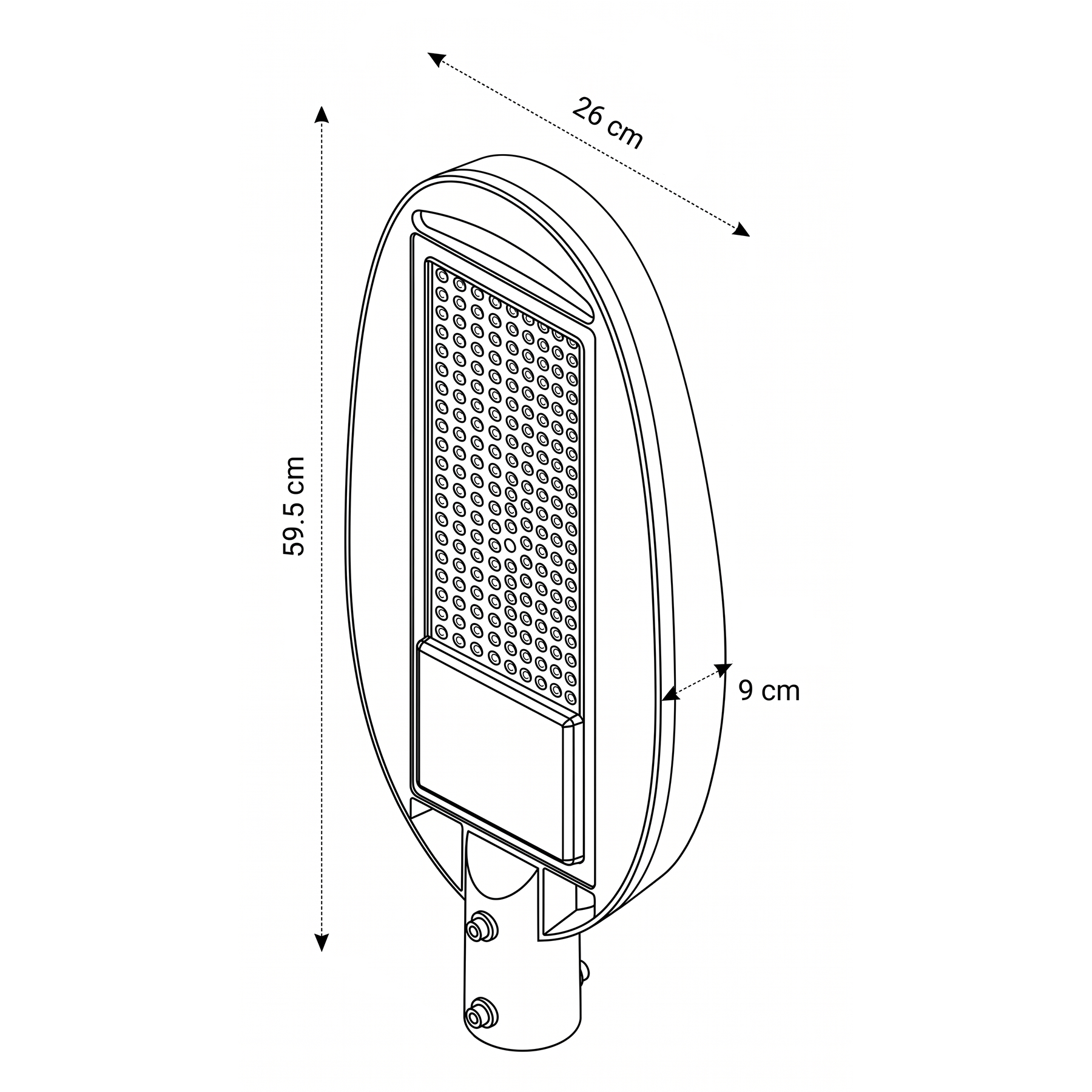 Luminaria Publica 150W 220V 6500K Fria SEC-3