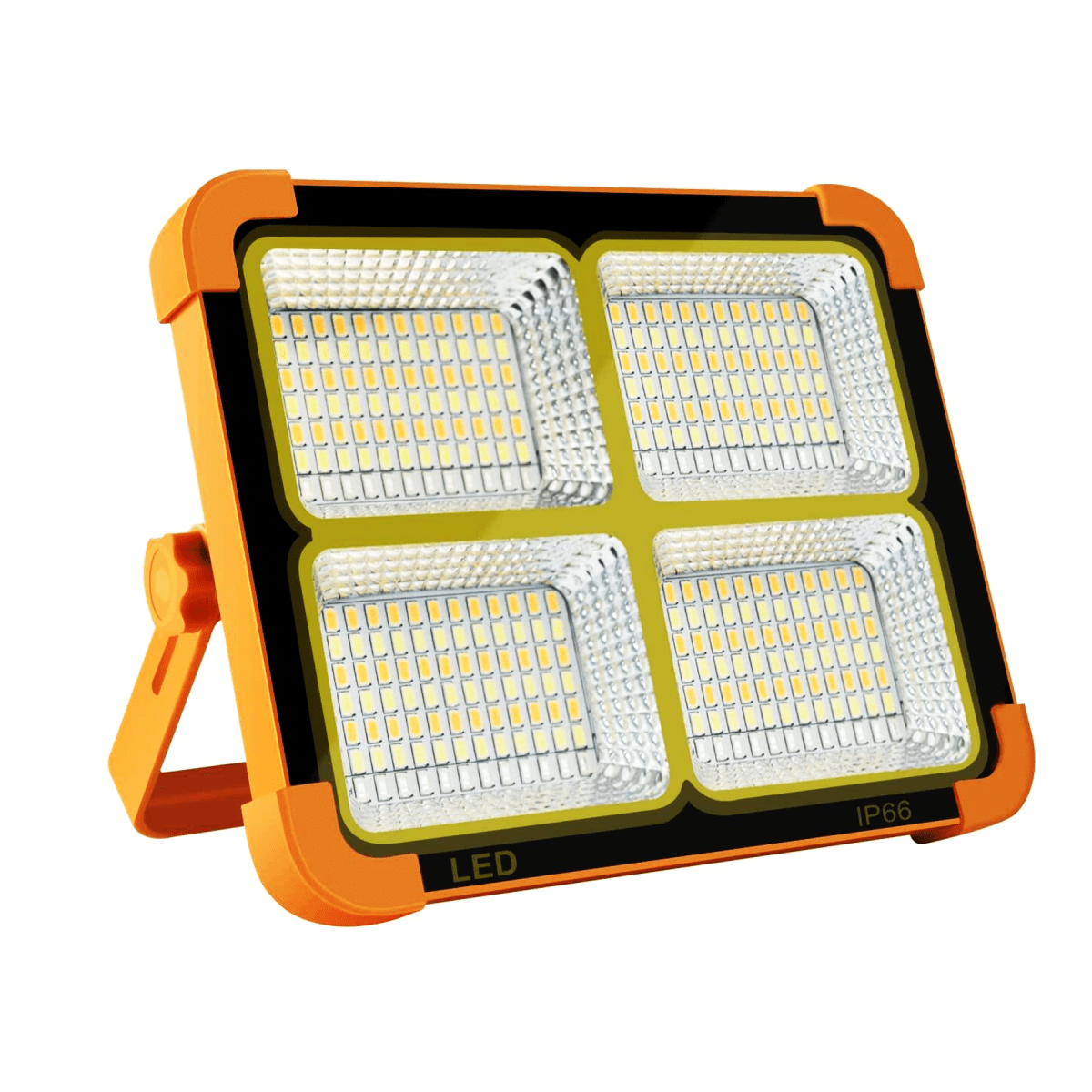 Proyector de Área Led 200W Panel Solar Integrado 3000K- 4500K-6000K-Luz Intermitente (Rojo+Azul)-0