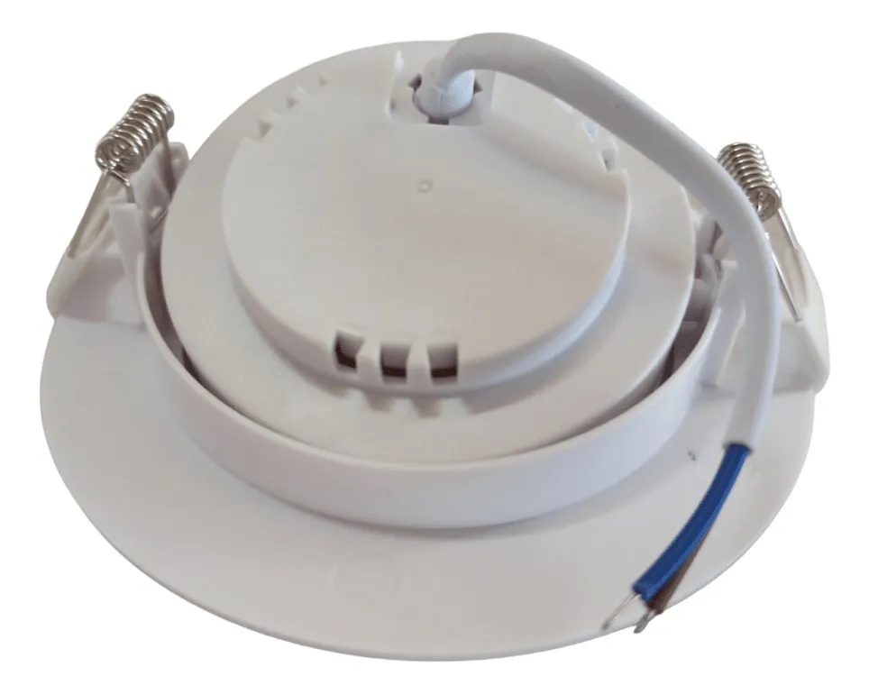 4 Focos Downlight Basculante 9W IP20 800lm Luz Fria-2