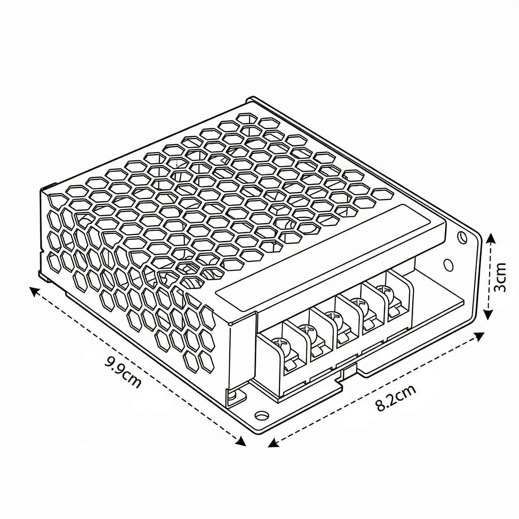 Fuente de Poder Mean Well LRS-50-24 24V 2.2A 52.8W-1